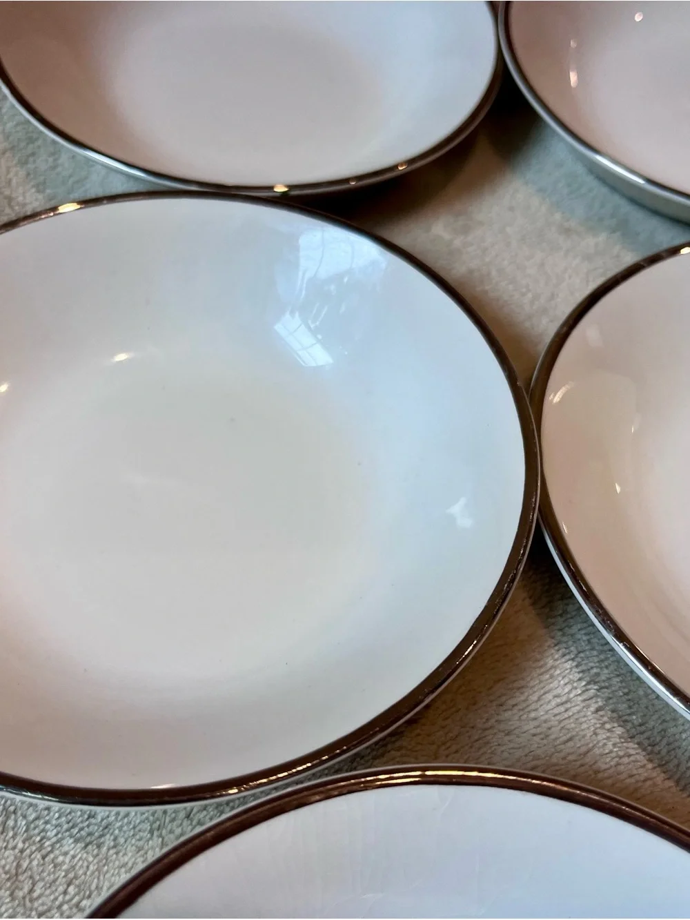 Vintage International Silver Silver Elegance Ironstone Bowls Set of‎ 8 England